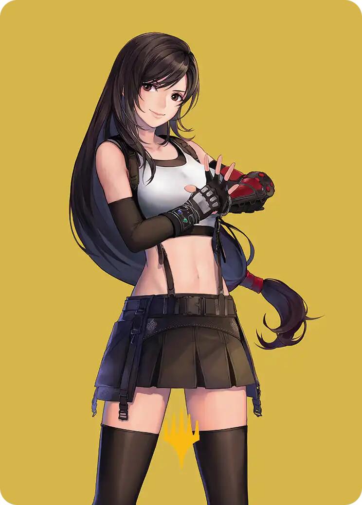 Tifa, Martial Artist Art Card (Gold-Stamped Planeswalker Symbol) [FINAL FANTASY Art Series] | Gate City Games LLC
