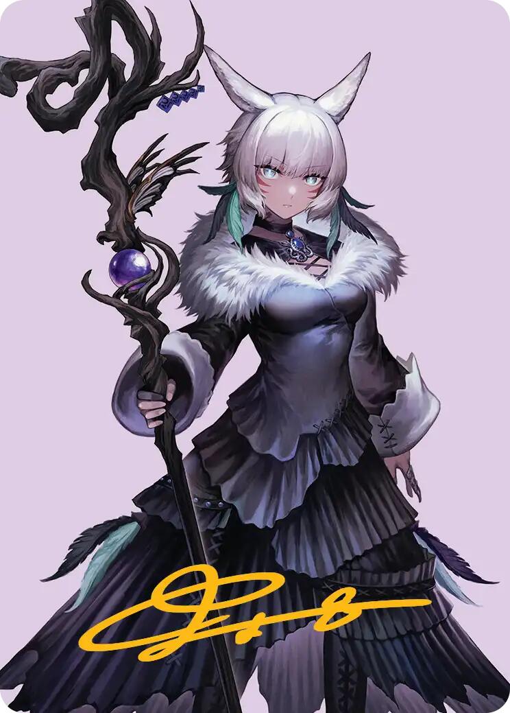 Y'shtola, Night's Blessed Art Card (53) (Gold-Stamped Signature) [FINAL FANTASY Art Series] | Gate City Games LLC