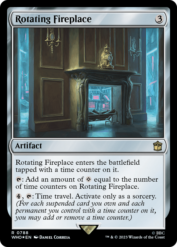 Rotating Fireplace (Surge Foil) [Doctor Who] | Gate City Games LLC