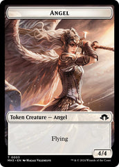 Angel // Energy Reverse Double-Sided Token [Modern Horizons 3 Tokens] | Gate City Games LLC