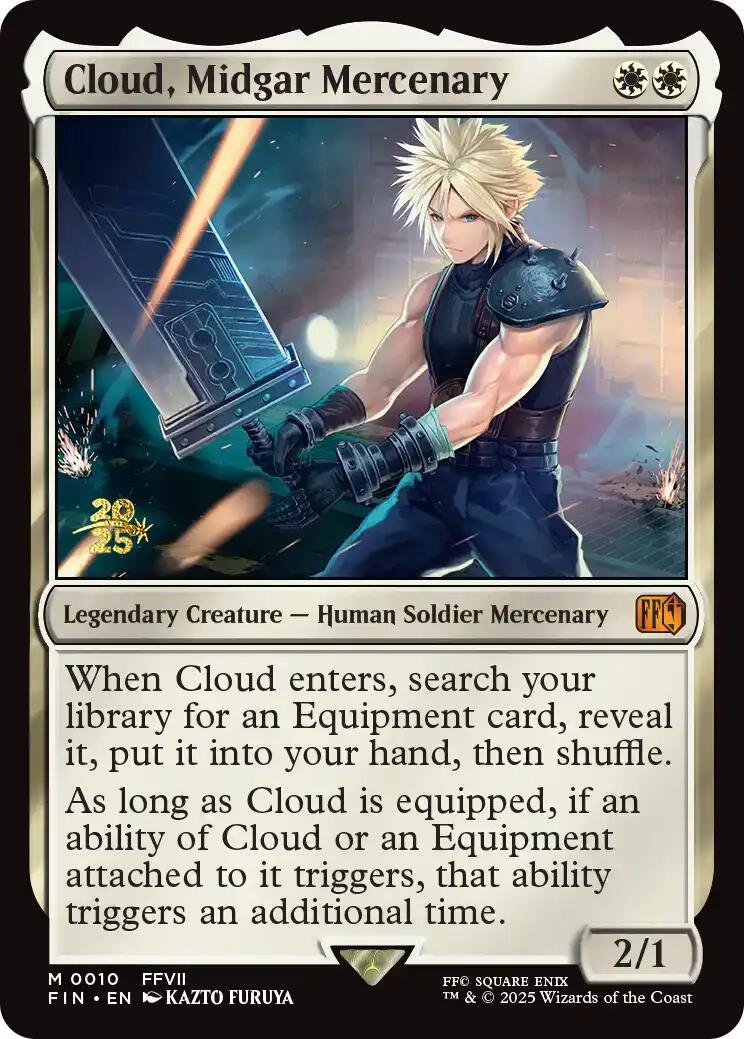Cloud, Midgar Mercenary [FINAL FANTASY Prerelease Promo] | Gate City Games LLC