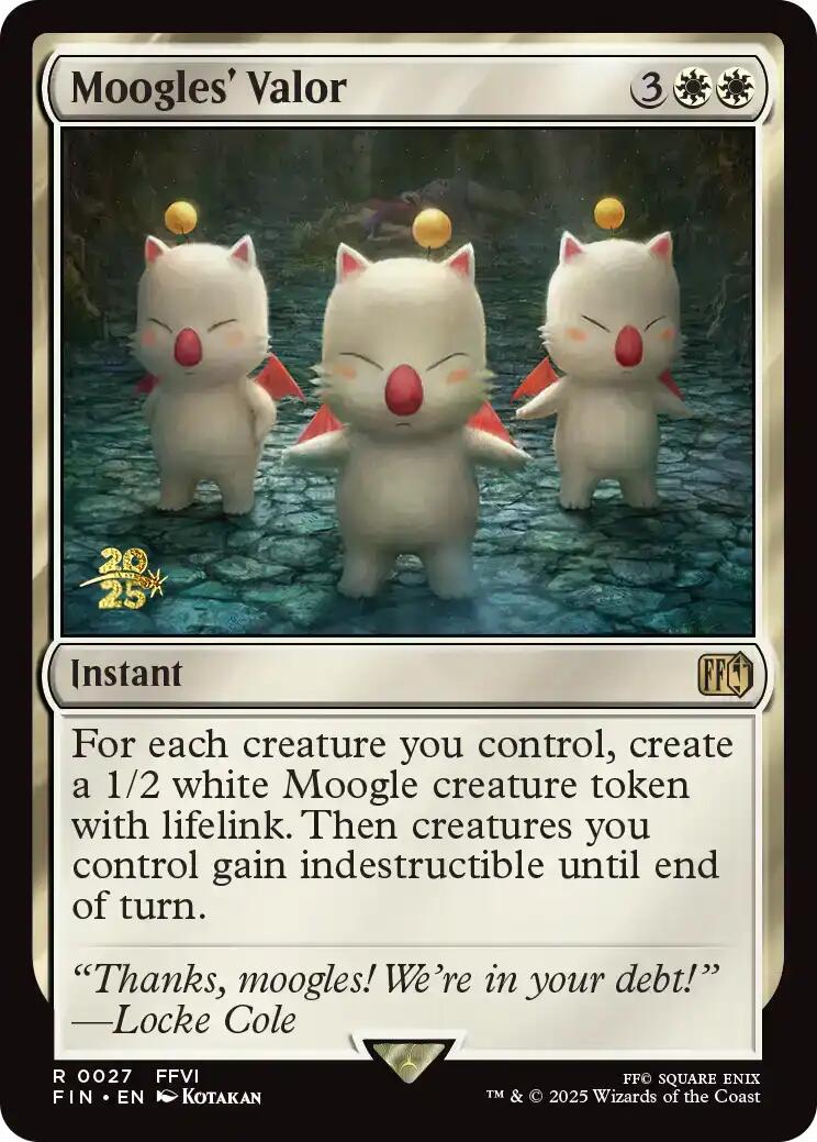 Moogles' Valor [FINAL FANTASY Prerelease Promo] | Gate City Games LLC