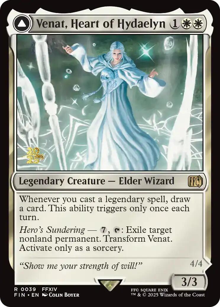 Venat, Heart of Hydaelyn // Hydaelyn, the Mothercrystal [FINAL FANTASY Prerelease Promo] | Gate City Games LLC