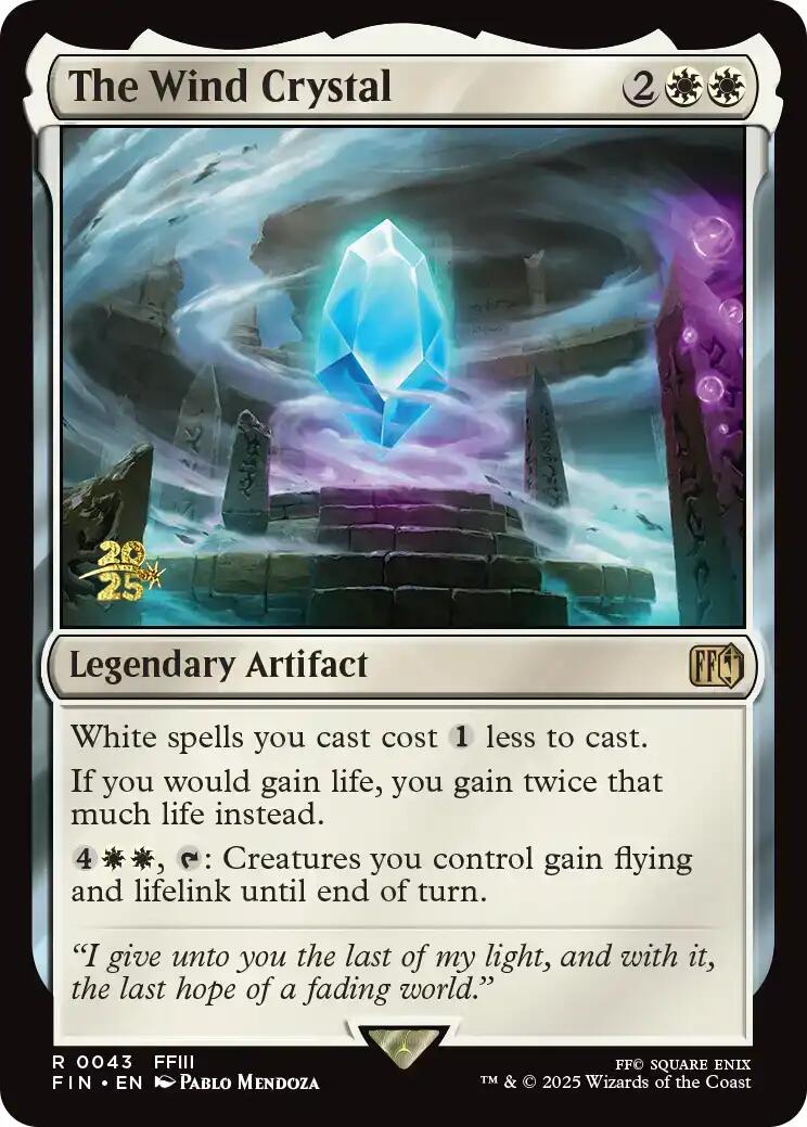 The Wind Crystal [FINAL FANTASY Prerelease Promo] | Gate City Games LLC