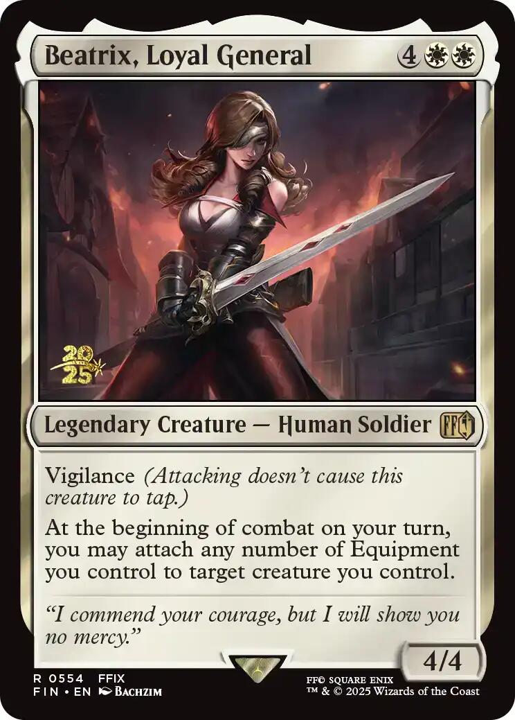 Beatrix, Loyal General [FINAL FANTASY Prerelease Promo] | Gate City Games LLC