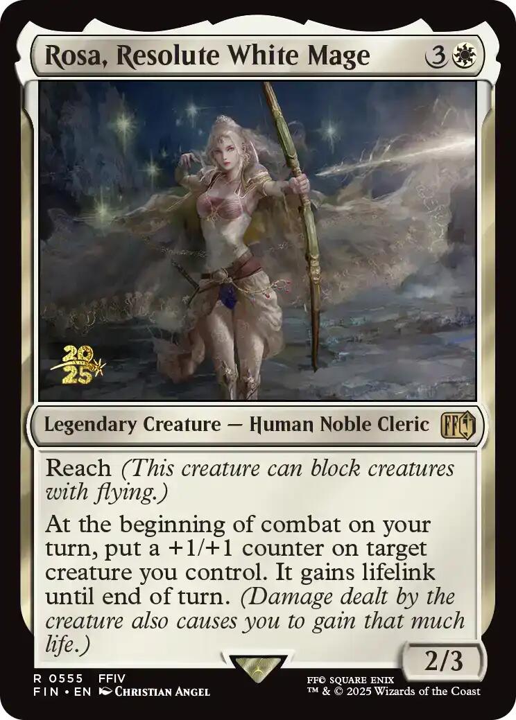 Rosa, Resolute White Mage [FINAL FANTASY Prerelease Promo] | Gate City Games LLC
