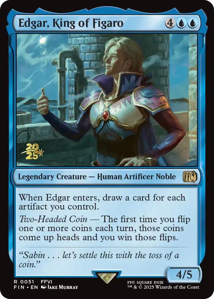 Edgar, King of Figaro [FINAL FANTASY Prerelease Promo] | Gate City Games LLC