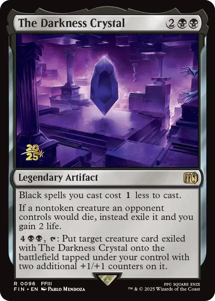 The Darkness Crystal [FINAL FANTASY Prerelease Promo] | Gate City Games LLC