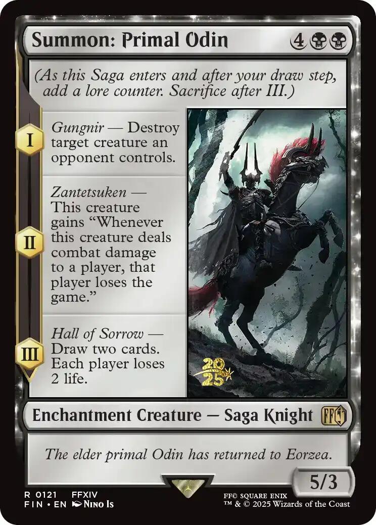 Summon: Primal Odin [FINAL FANTASY Prerelease Promo] | Gate City Games LLC