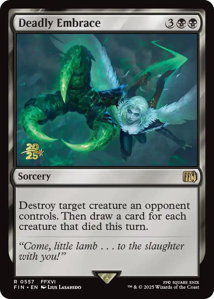 Deadly Embrace [FINAL FANTASY Prerelease Promo] | Gate City Games LLC