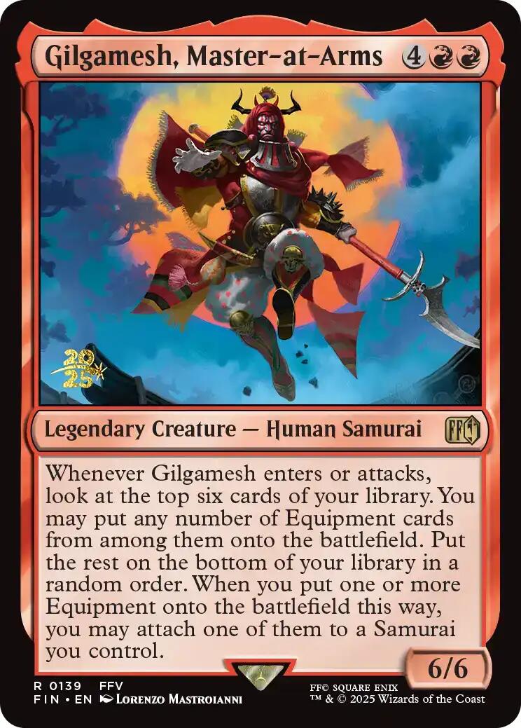 Gilgamesh, Master-at-Arms [FINAL FANTASY Prerelease Promo] | Gate City Games LLC