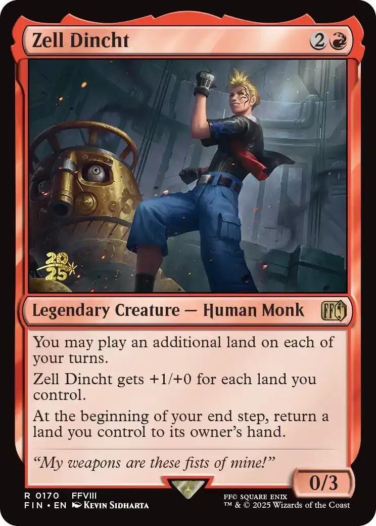Zell Dincht [FINAL FANTASY Prerelease Promo] | Gate City Games LLC