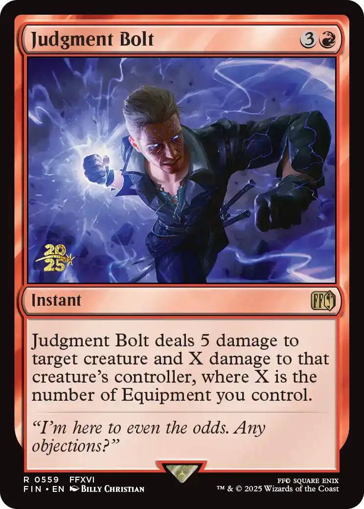 Judgment Bolt [FINAL FANTASY Prerelease Promo] | Gate City Games LLC