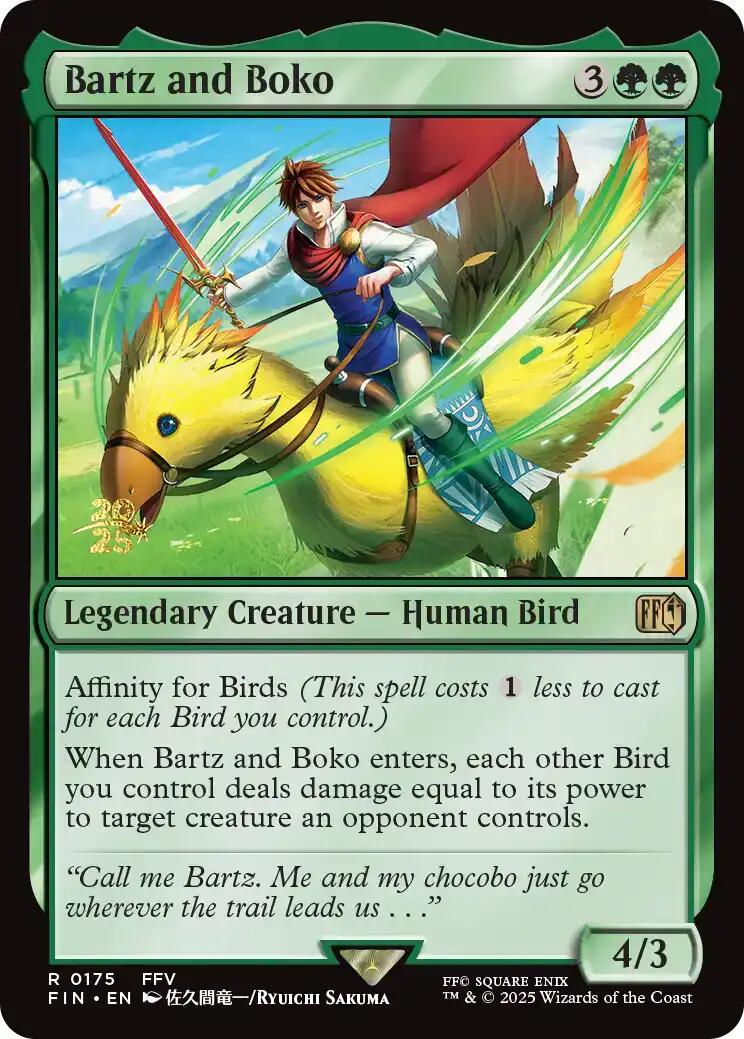 Bartz and Boko [FINAL FANTASY Prerelease Promo] | Gate City Games LLC