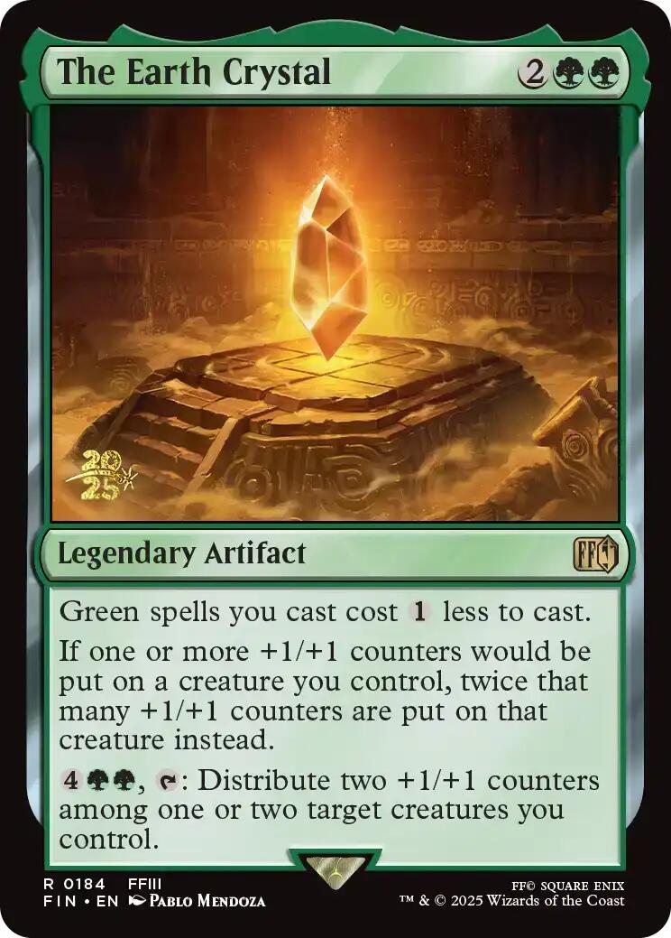 The Earth Crystal [FINAL FANTASY Prerelease Promo] | Gate City Games LLC