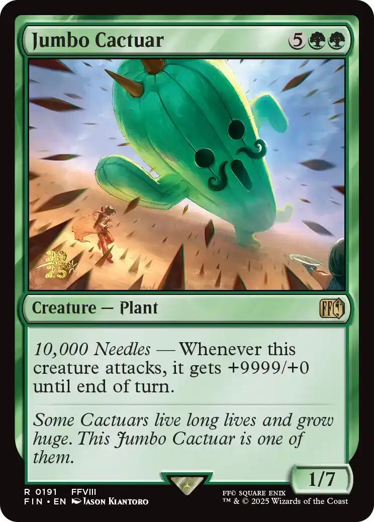 Jumbo Cactuar [FINAL FANTASY Prerelease Promo] | Gate City Games LLC