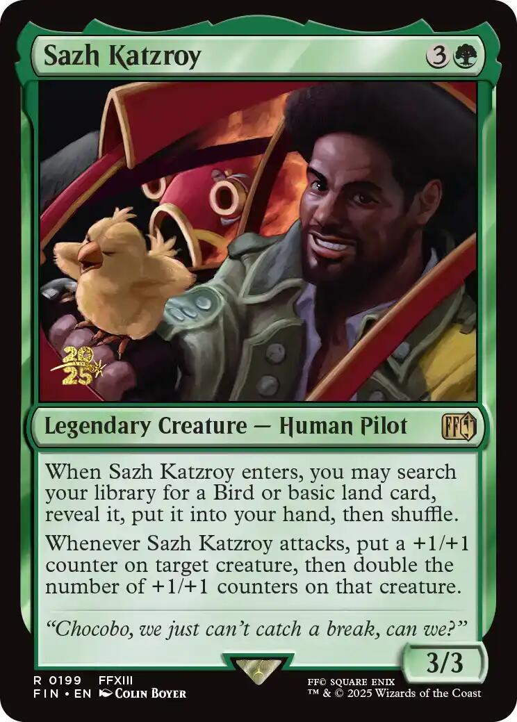 Sazh Katzroy [FINAL FANTASY Prerelease Promo] | Gate City Games LLC