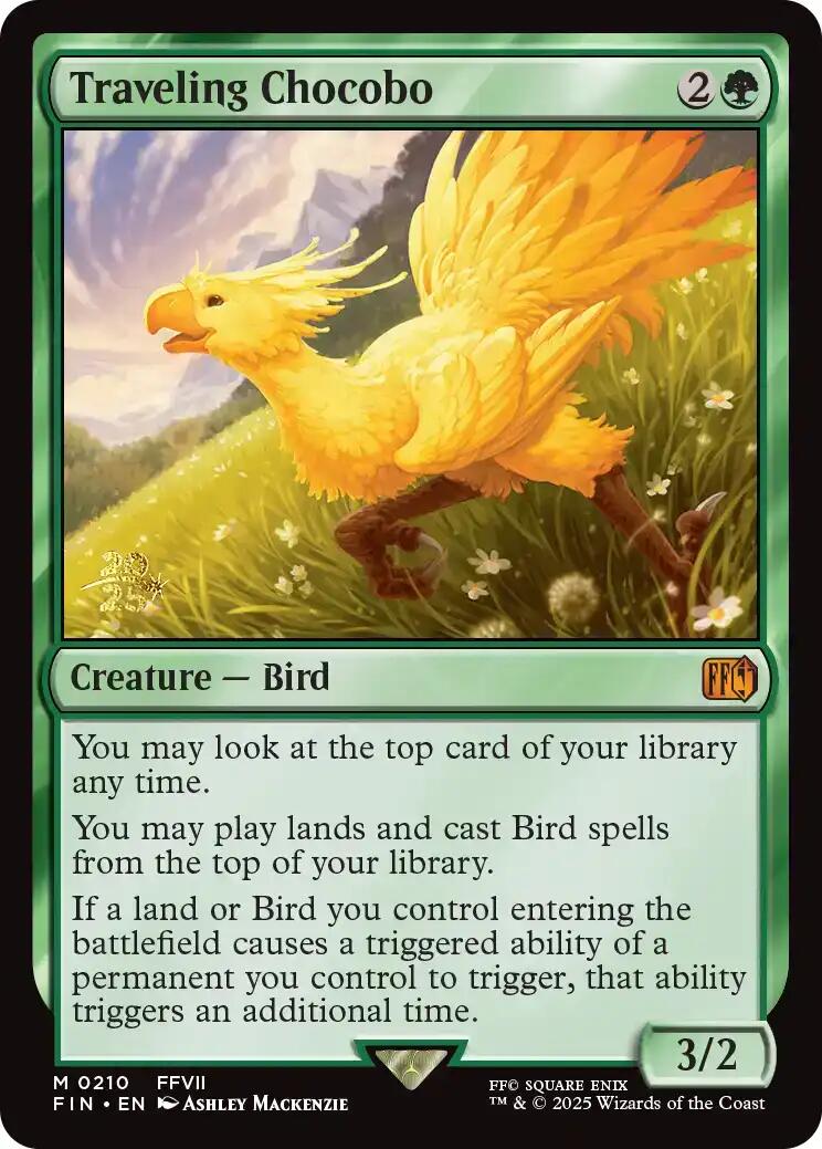 Traveling Chocobo [FINAL FANTASY Prerelease Promo] | Gate City Games LLC