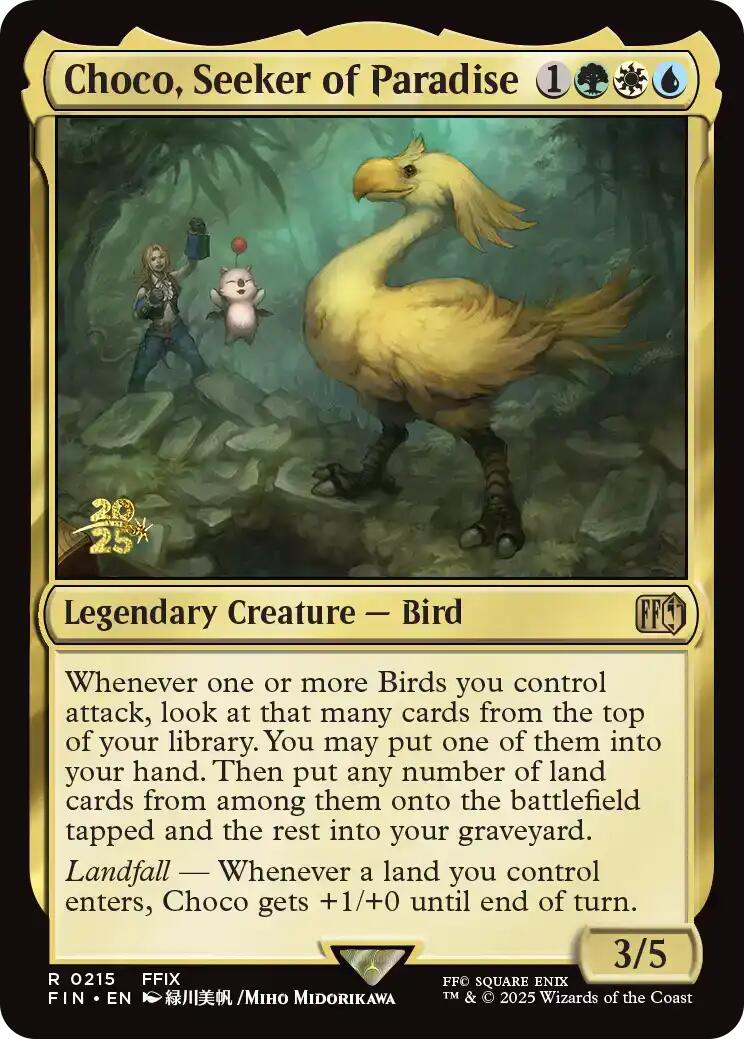 Choco, Seeker of Paradise [FINAL FANTASY Prerelease Promo] | Gate City Games LLC
