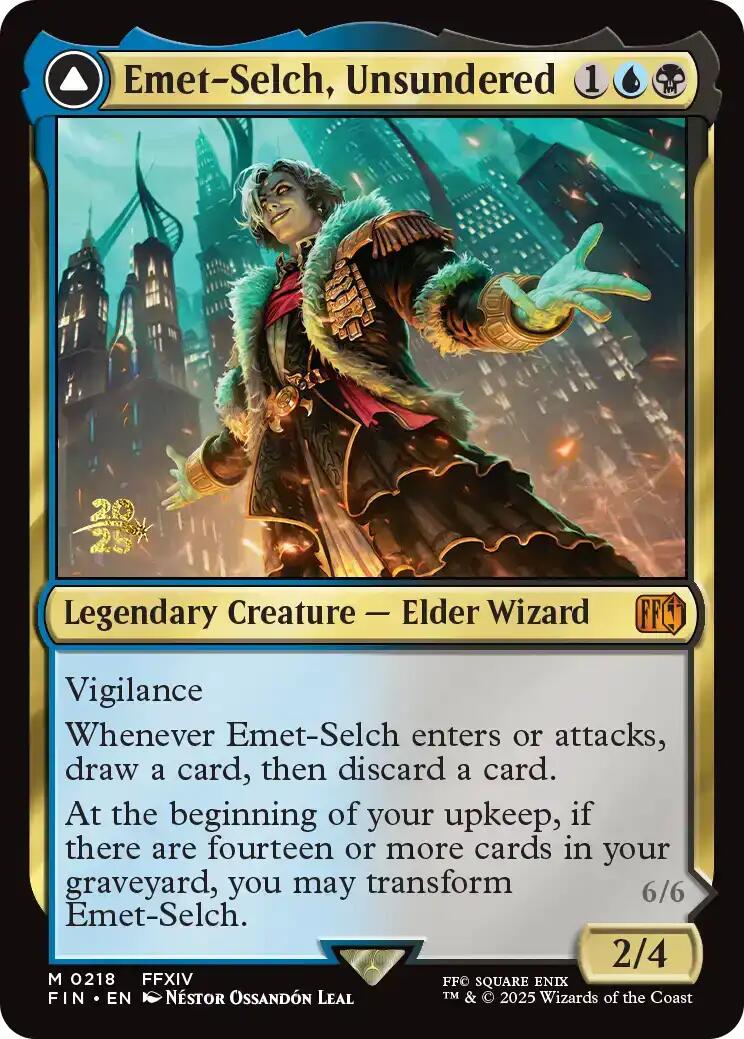 Emet-Selch, Unsundered // Hades, Sorcerer of Eld [FINAL FANTASY Prerelease Promo] | Gate City Games LLC
