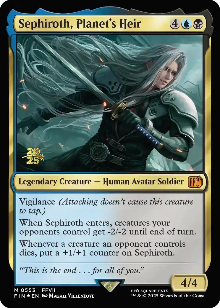Sephiroth, Planet's Heir [FINAL FANTASY Prerelease Promo] | Gate City Games LLC