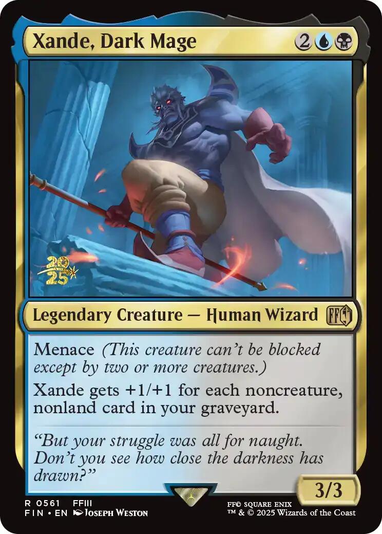 Xande, Dark Mage [FINAL FANTASY Prerelease Promo] | Gate City Games LLC