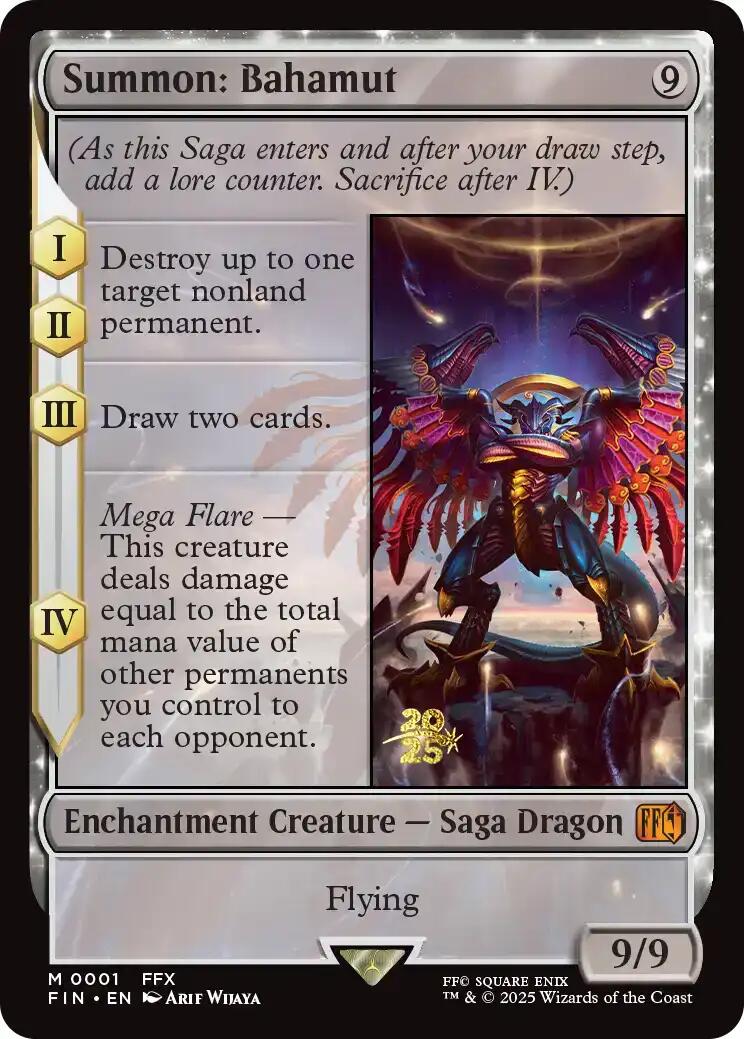 Summon: Bahamut [FINAL FANTASY Prerelease Promo] | Gate City Games LLC