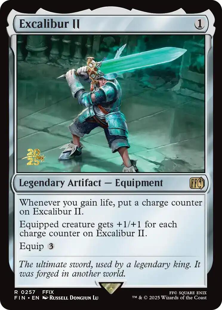 Excalibur II [FINAL FANTASY Prerelease Promo] | Gate City Games LLC