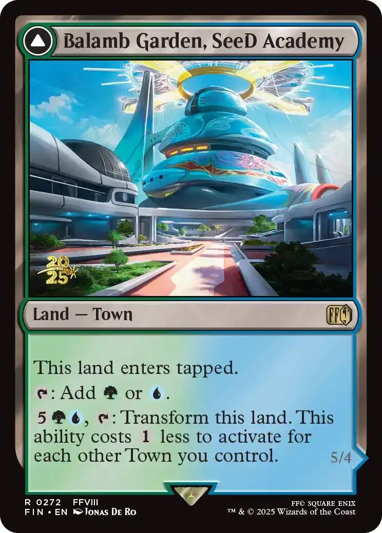 Balamb Garden, SeeD Academy // Balamb Garden, Airborne [FINAL FANTASY Prerelease Promo] | Gate City Games LLC
