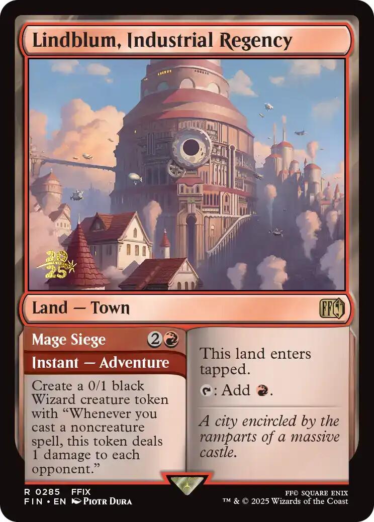 Lindblum, Industrial Regency [FINAL FANTASY Prerelease Promo] | Gate City Games LLC