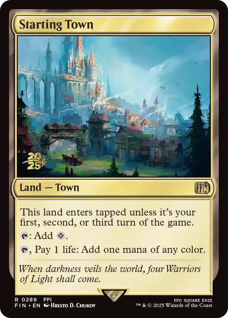 Starting Town [FINAL FANTASY Prerelease Promo] | Gate City Games LLC