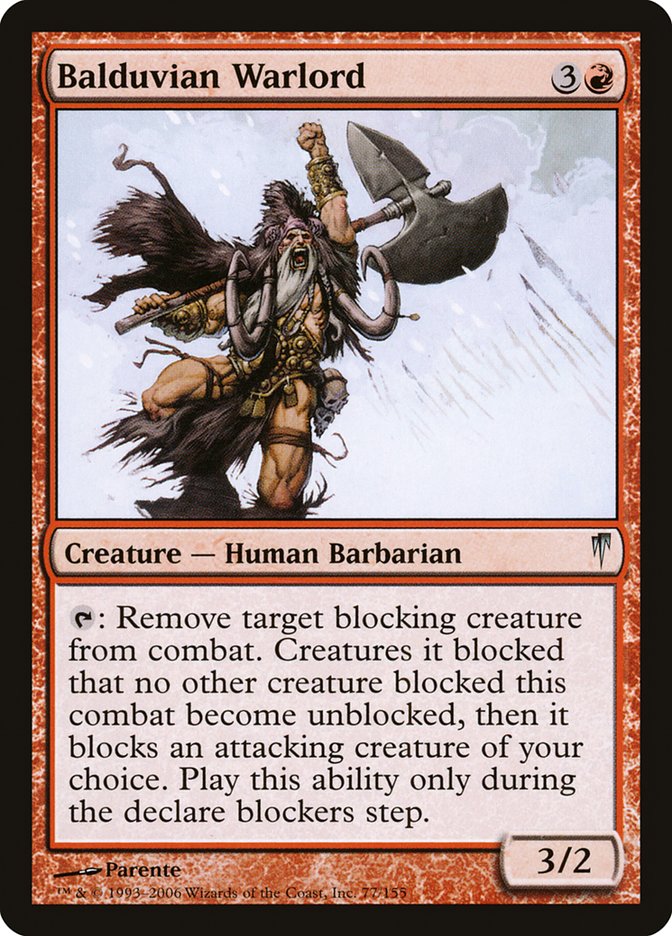 Balduvian Warlord [Coldsnap] | Gate City Games LLC
