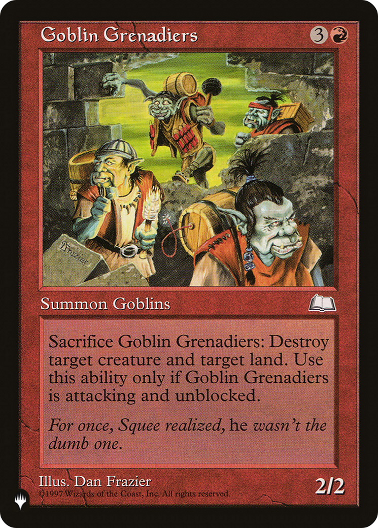 Goblin Grenadiers [The List Reprints] | Gate City Games LLC