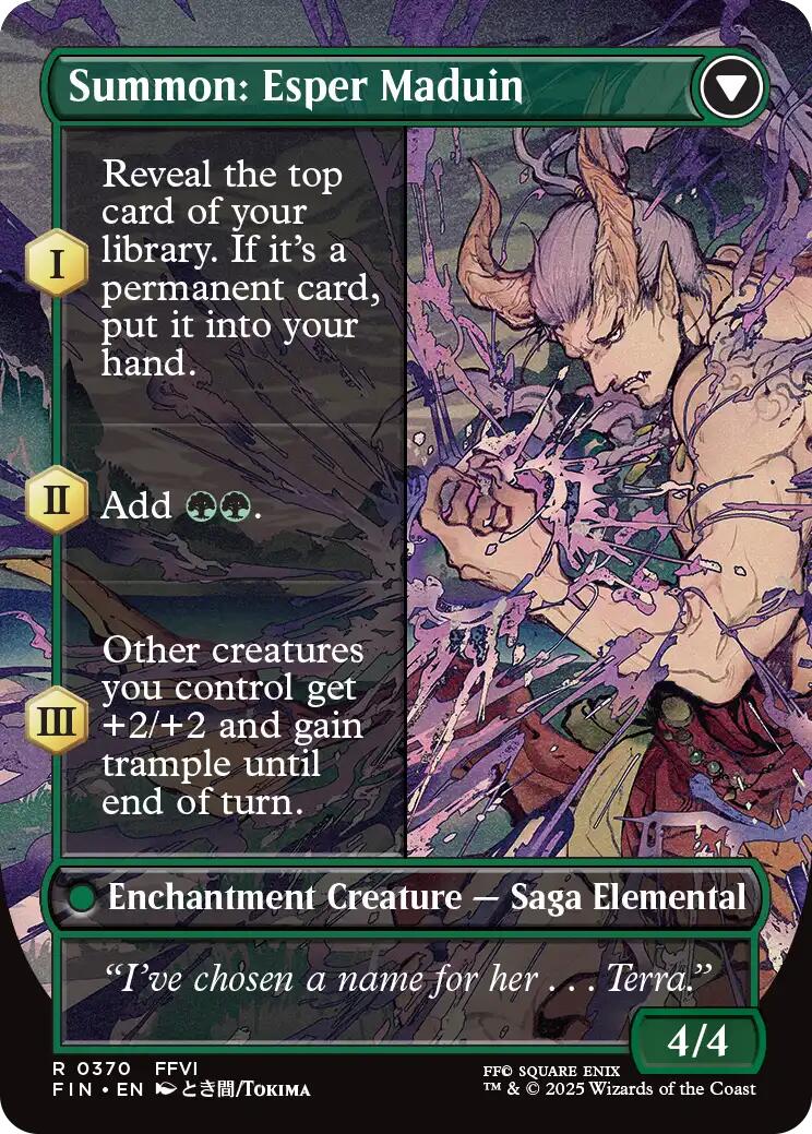 Esper Origins // Summon: Esper Maduin (Borderless) [FINAL FANTASY] | Gate City Games LLC