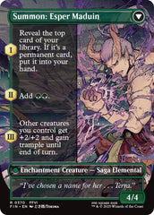 Esper Origins // Summon: Esper Maduin (Borderless) [FINAL FANTASY] | Gate City Games LLC