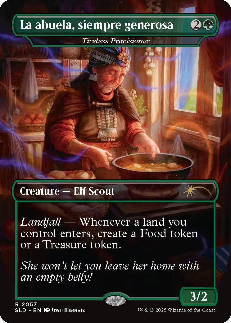 La abuela, siempre generosa - Tireless Provisioner [Secret Lair Drop Series] | Gate City Games LLC