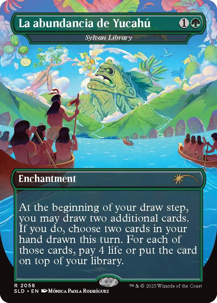 La abundancia de Yucahu - Sylvan Library [Secret Lair Drop Series] | Gate City Games LLC