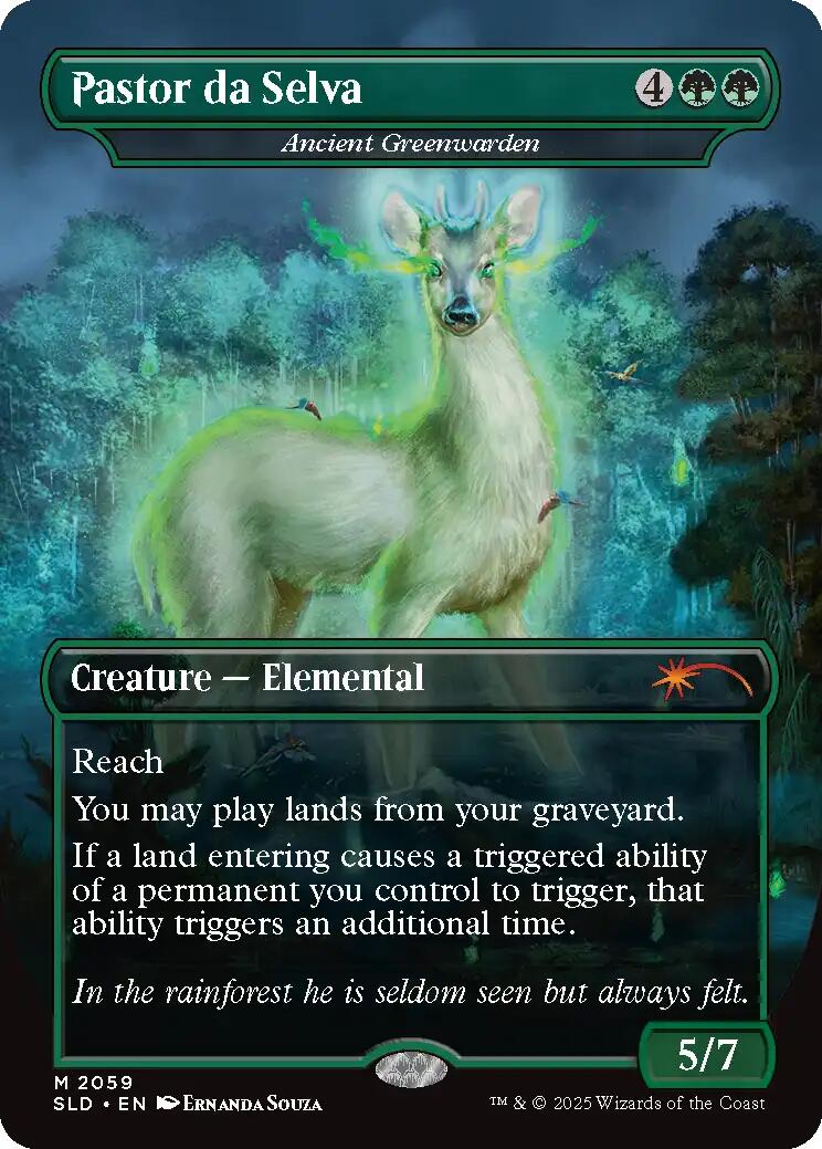 Pastor da Selva - Ancient Greenwarden [Secret Lair Drop Series] | Gate City Games LLC