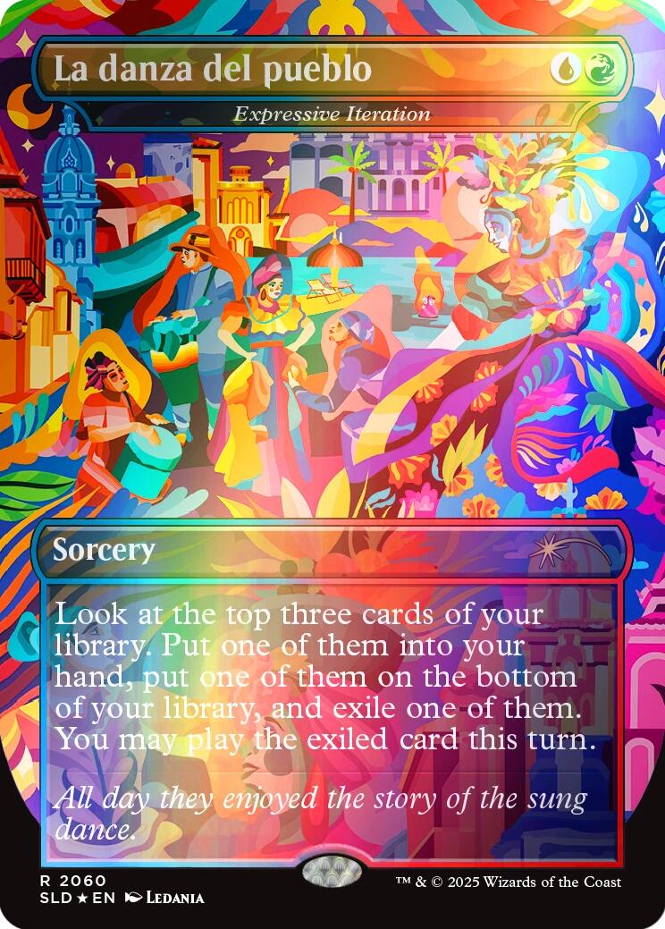 La danza del pueblo - Expressive Iteration (Rainbow Foil) [Secret Lair Drop Series] | Gate City Games LLC