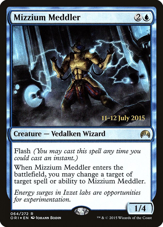 Mizzium Meddler [Magic Origins Prerelease Promos] | Gate City Games LLC