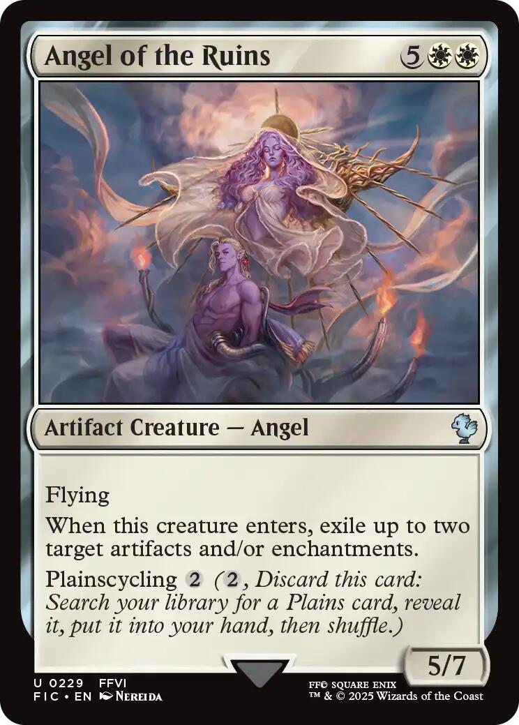 Angel of the Ruins (Surge Foil) [FINAL FANTASY Commander] | Gate City Games LLC