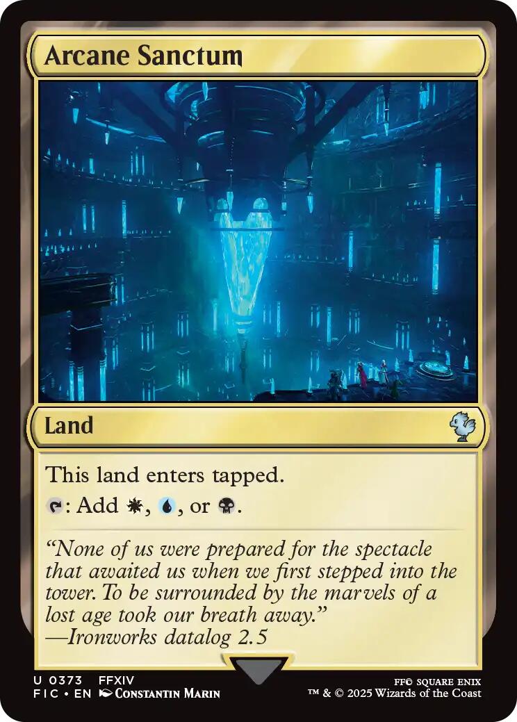 Arcane Sanctum (Surge Foil) [FINAL FANTASY Commander] | Gate City Games LLC