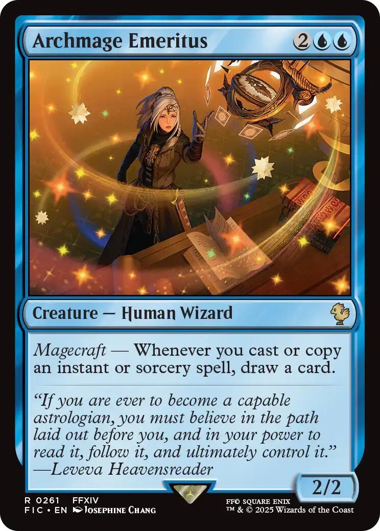 Archmage Emeritus (Surge Foil) [FINAL FANTASY Commander] | Gate City Games LLC