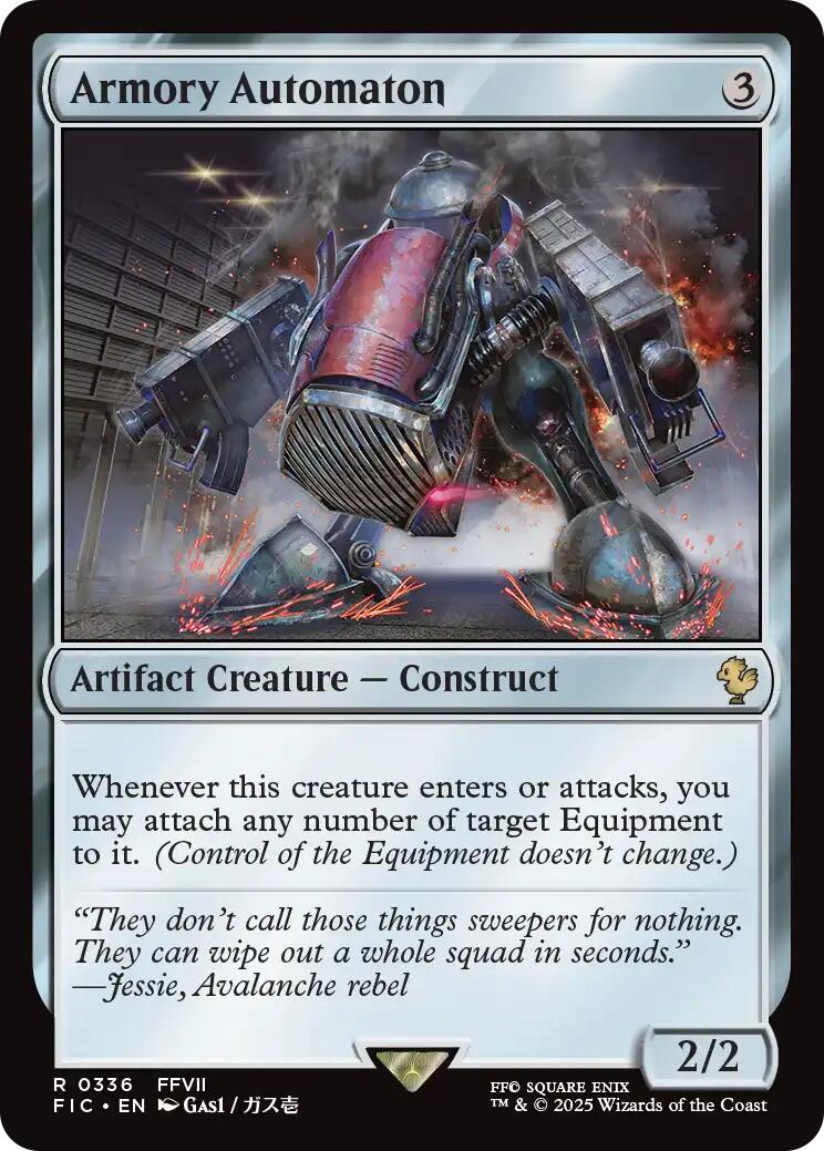 Armory Automaton (Surge Foil) [FINAL FANTASY Commander] | Gate City Games LLC
