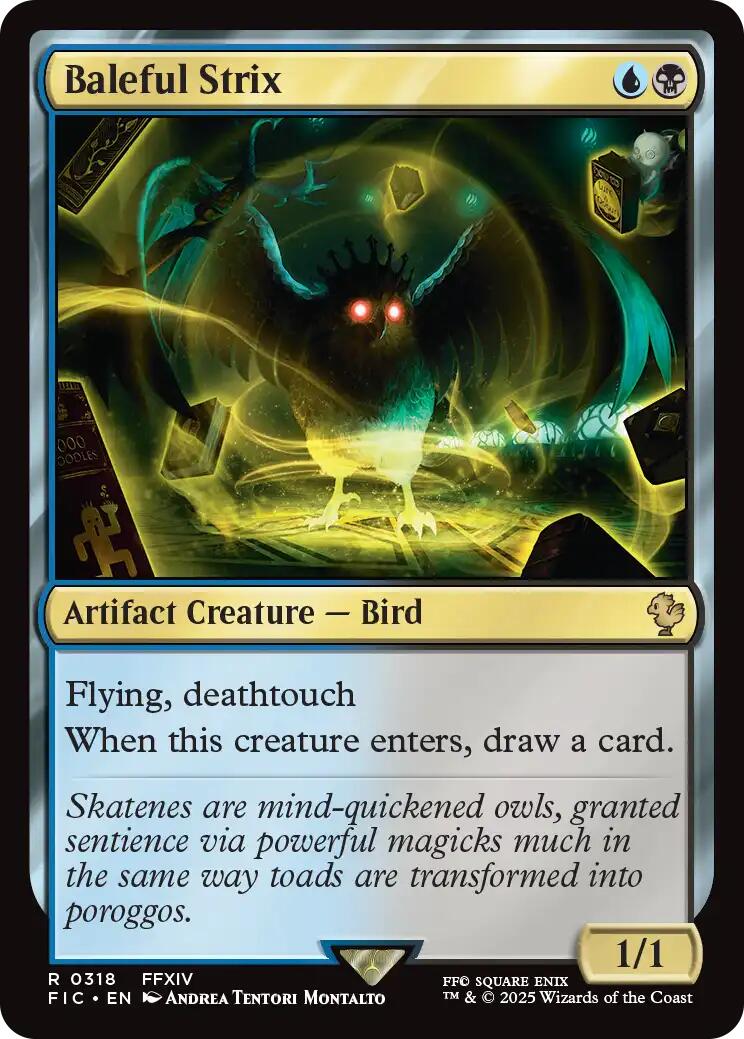 Baleful Strix (Surge Foil) [FINAL FANTASY Commander] | Gate City Games LLC