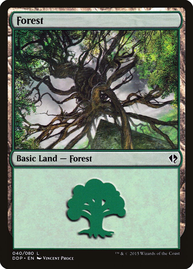 Forest (40) [Duel Decks: Zendikar vs. Eldrazi] | Gate City Games LLC