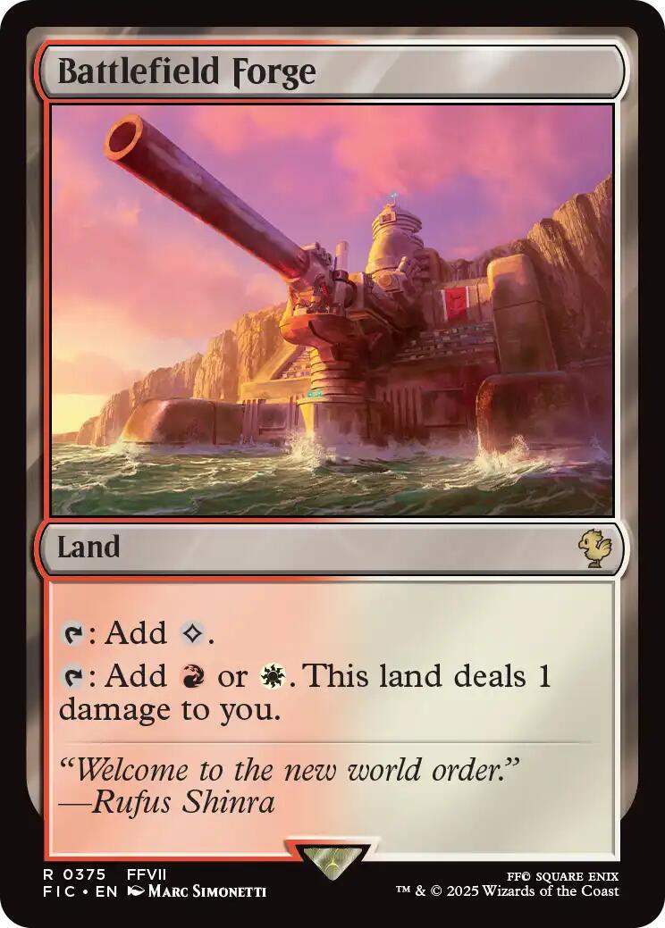 Battlefield Forge (Surge Foil) [FINAL FANTASY Commander] | Gate City Games LLC