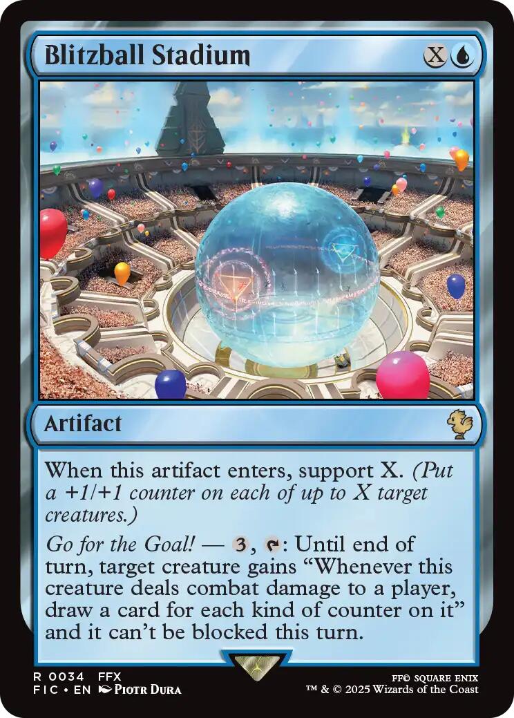 Blitzball Stadium (Surge Foil) [FINAL FANTASY Commander] | Gate City Games LLC
