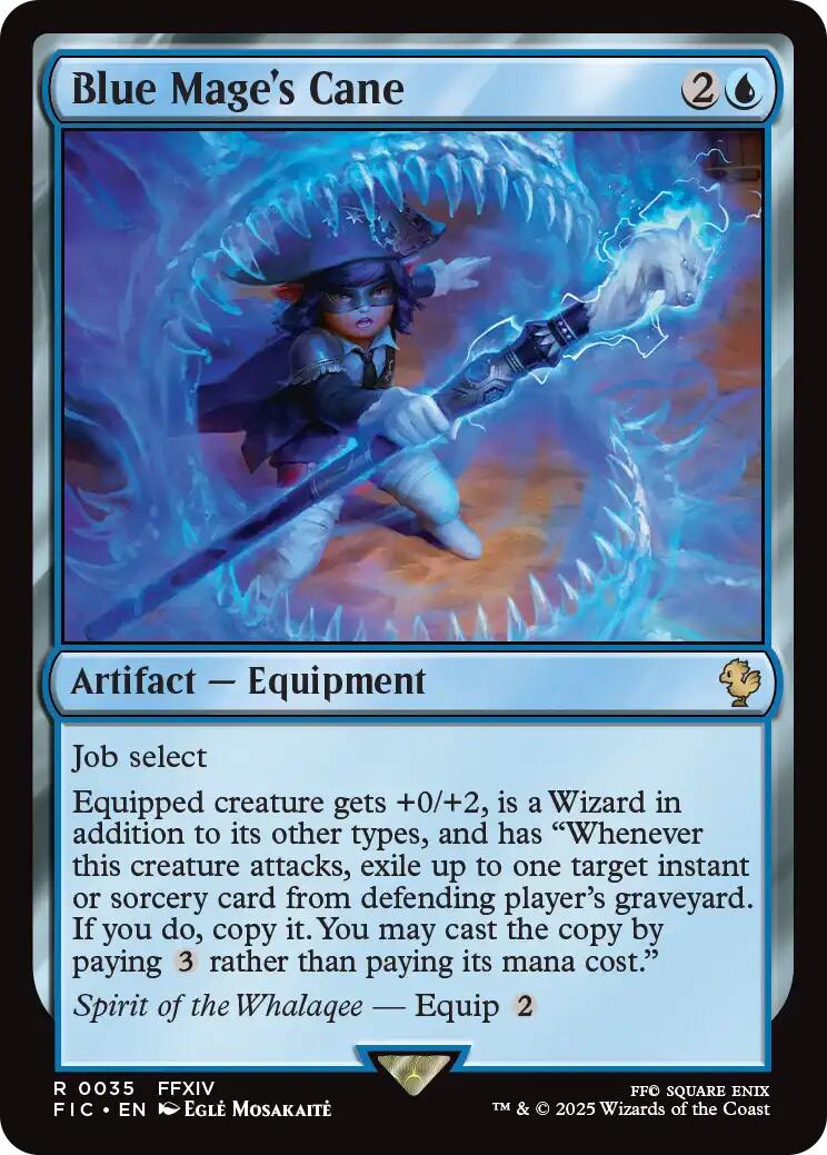 Blue Mage's Cane (Surge Foil) [FINAL FANTASY Commander] | Gate City Games LLC