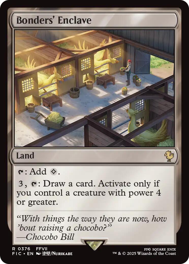 Bonders' Enclave (Surge Foil) [FINAL FANTASY Commander] | Gate City Games LLC